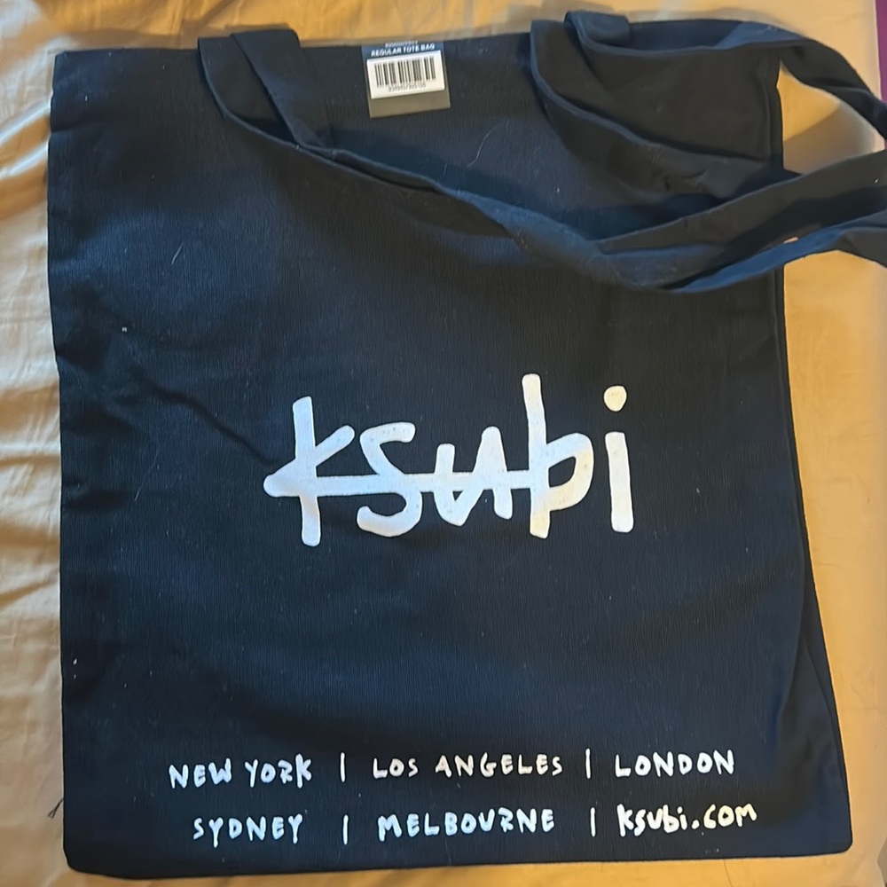 Ksubi Black Tote Bag